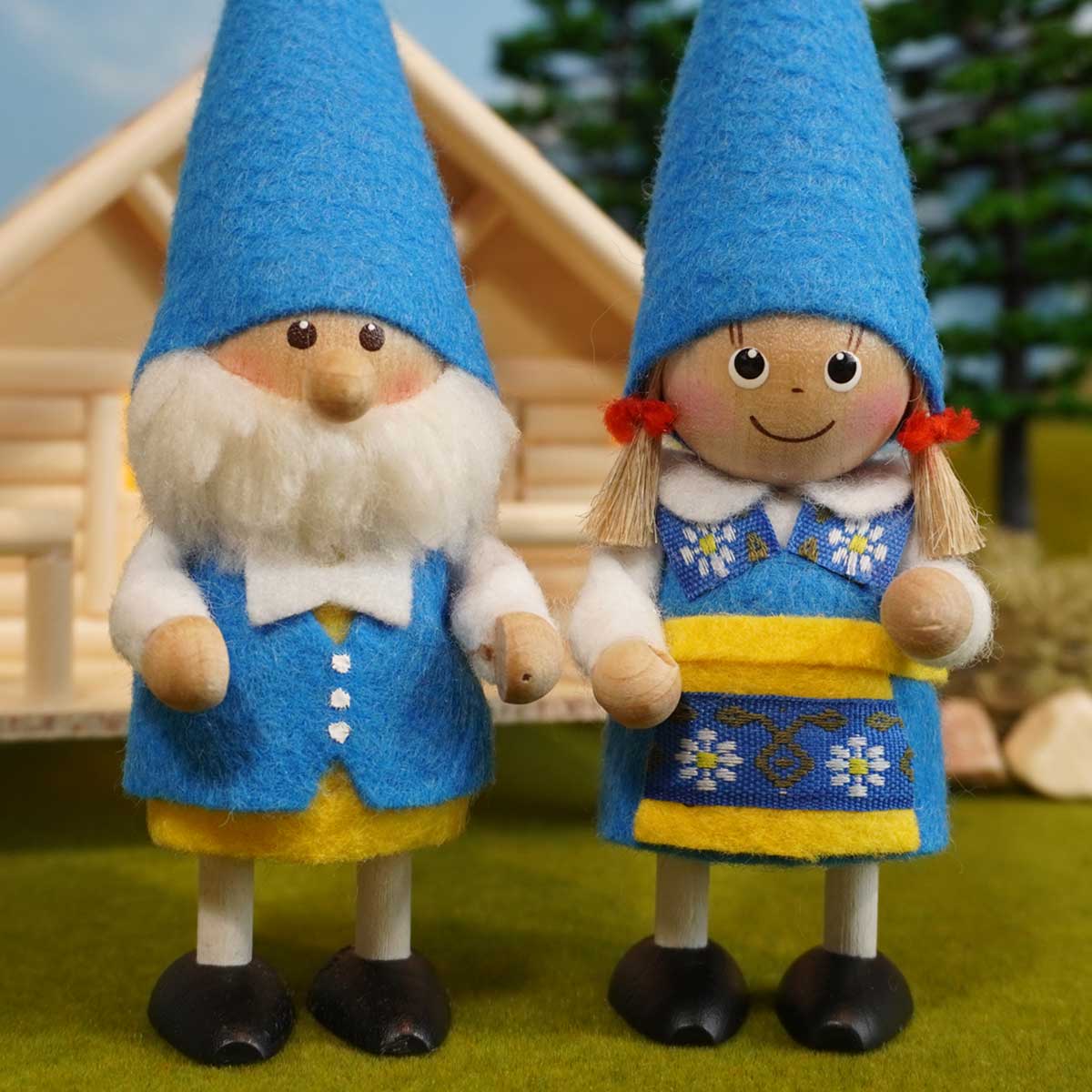 【2025新作】【北欧雑貨オリジナル】NORDIKA nisse ノルディカ ニッセ クリスマス 木製人形 ( 森の収穫を祝うニッセ )