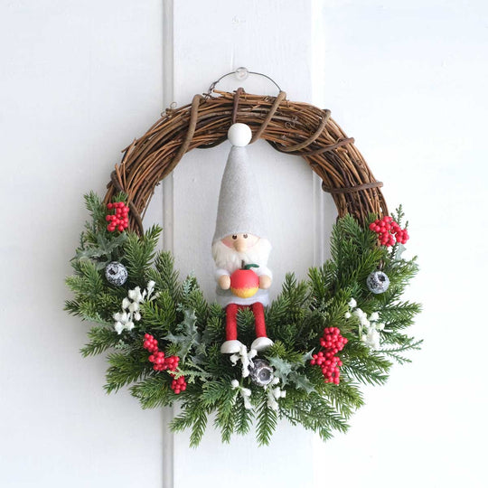 【数量限定】【2025新作】NORDIKA nisse ノルディカ ニッセ クリスマスリース ( ハーフ / サイレントナイト / 25cm )