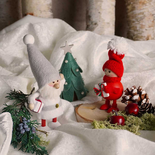 【2025新作】NORDIKA nisse ノルディカ ニッセ ( プレゼントを持ったサンタ＆男の子セット )