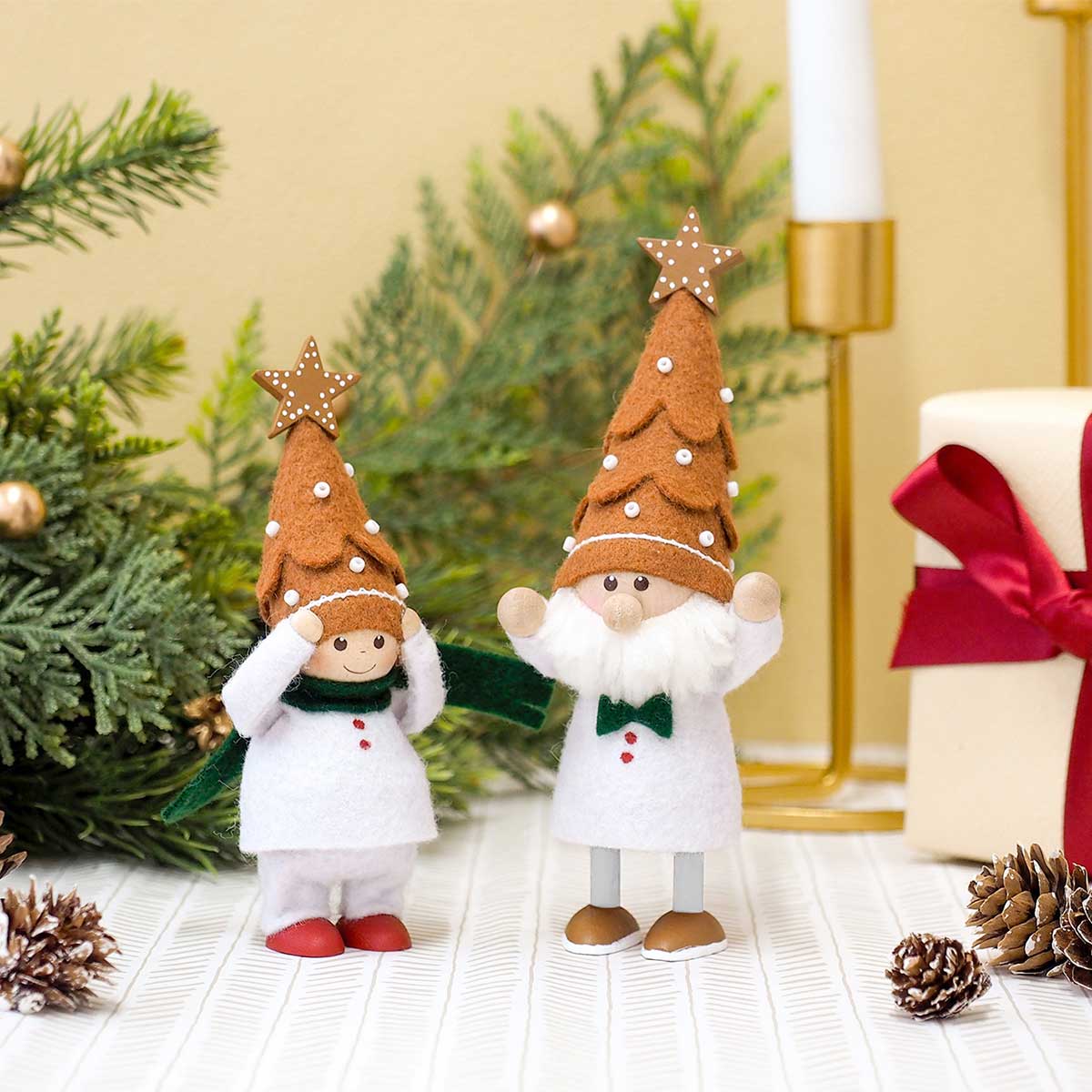 【ノルディカ公式ショップ限定】NORDIKA nisse ノルディカ ニッセ クリスマス 木製人形 ( ツリー帽子のサンタ / ジンジャークッキー )