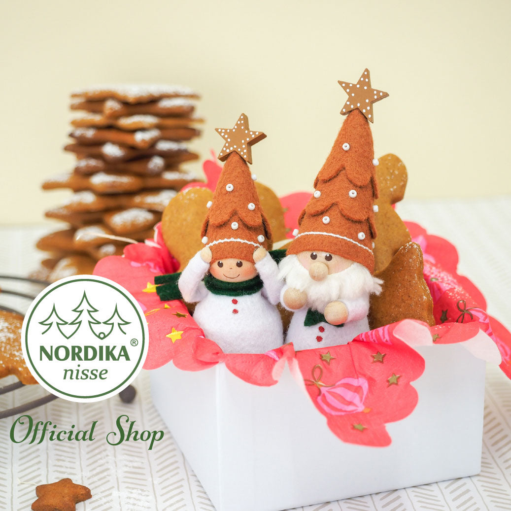 【ノルディカ公式ショップ限定】NORDIKA nisse ノルディカ ニッセ クリスマス 木製人形 ( ツリー帽子のサンタ / ジンジャークッキー )