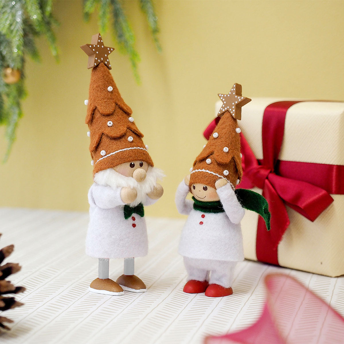 【ノルディカ公式ショップ限定】NORDIKA nisse ノルディカ ニッセ クリスマス 木製人形 ( ツリー帽子のサンタ / ジンジャークッキー )