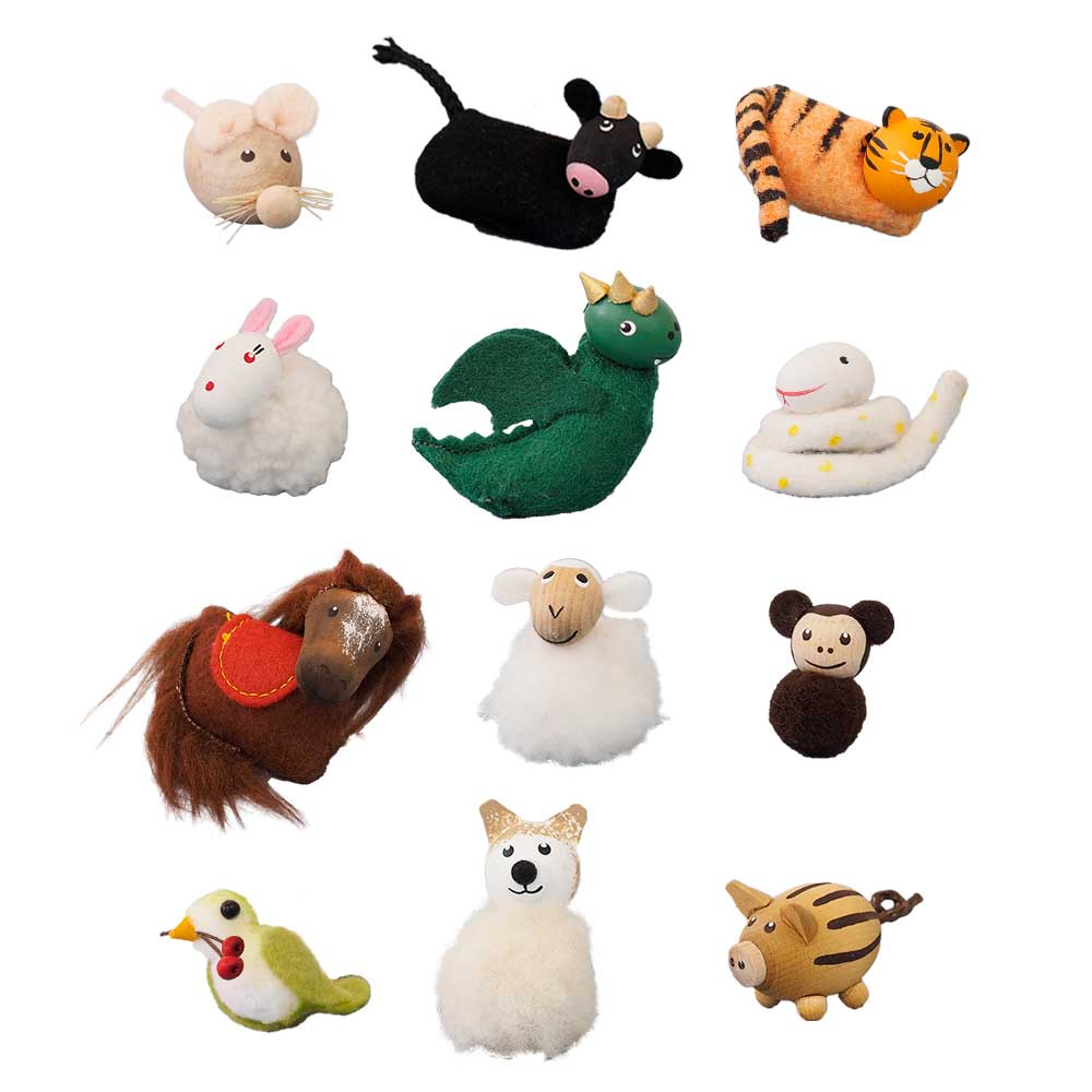 【数量限定】NORDIKA nisse ノルディカ ニッセ クリスマス 木製人形 干支セット