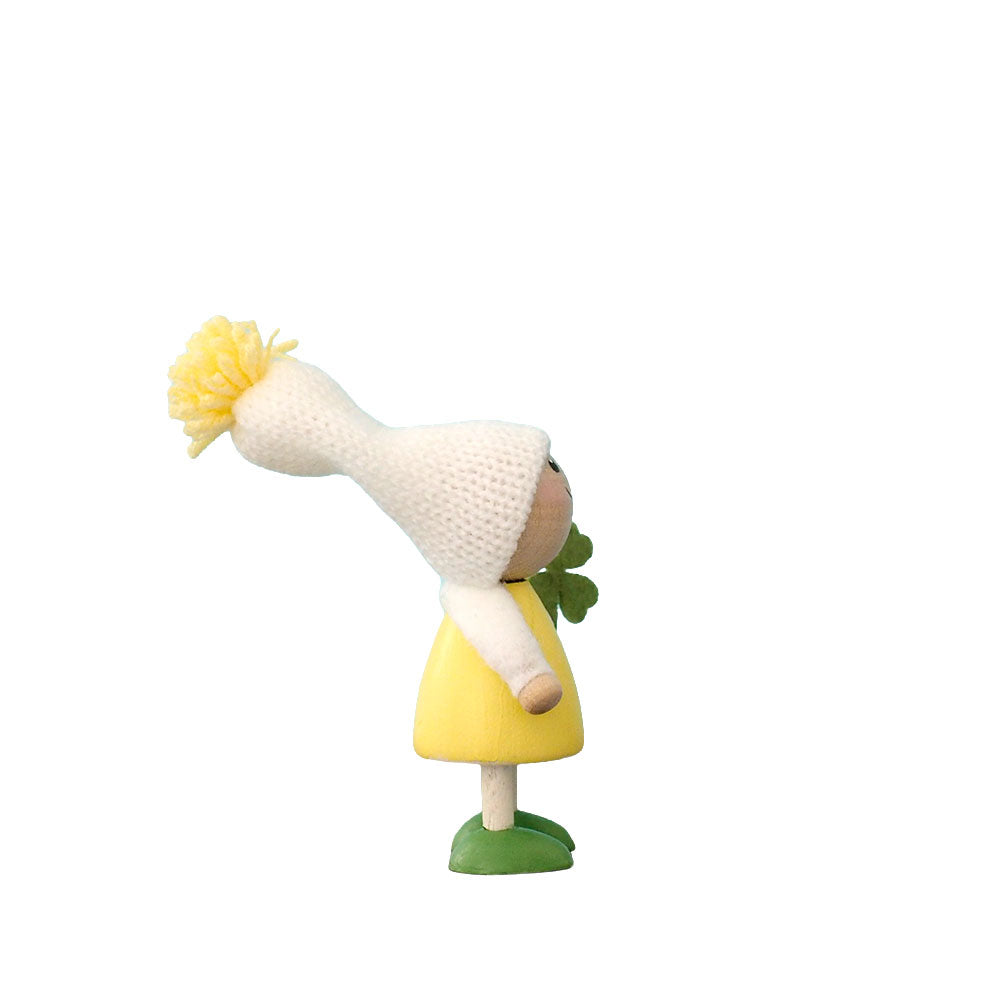 【予約】NORDIKA nisse ノルディカ ニッセ クリスマス 木製人形 ( クローバーを持った小さな男の子 / Spring Series )