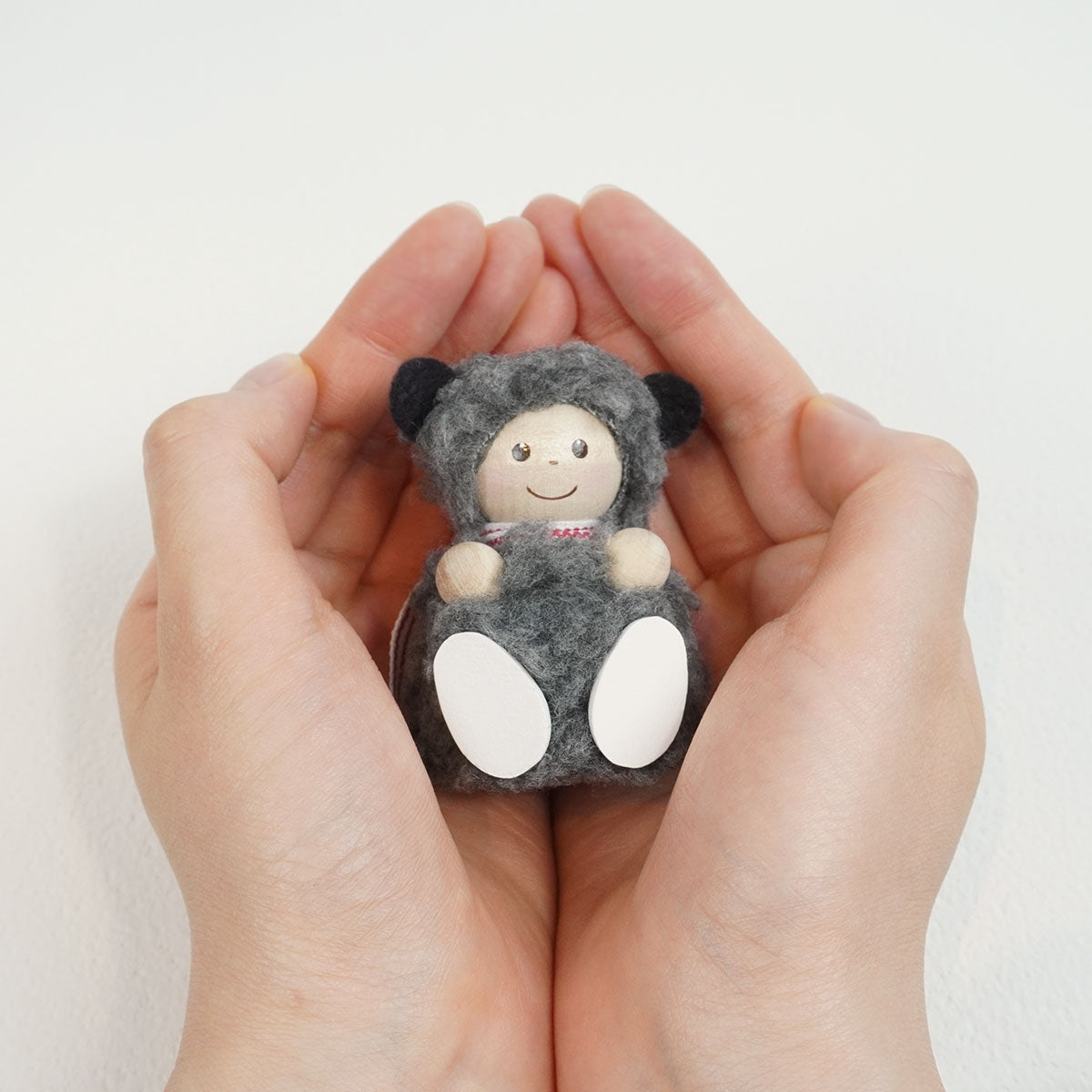 【北欧雑貨限定】NORDIKA nisse ノルディカ ニッセ ベビーニッセ ( グレー羊の男の子 )