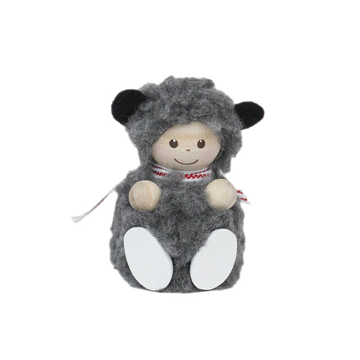 【北欧雑貨限定】NORDIKA nisse ノルディカ ニッセ ベビーニッセ ( グレー羊の男の子 )