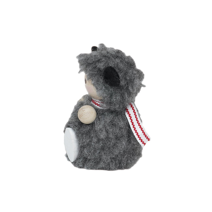 【北欧雑貨限定】NORDIKA nisse ノルディカ ニッセ ベビーニッセ ( グレー羊の男の子 )