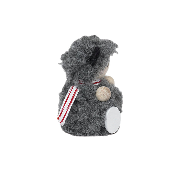 【北欧雑貨限定】NORDIKA nisse ノルディカ ニッセ ベビーニッセ ( グレー羊の男の子 )