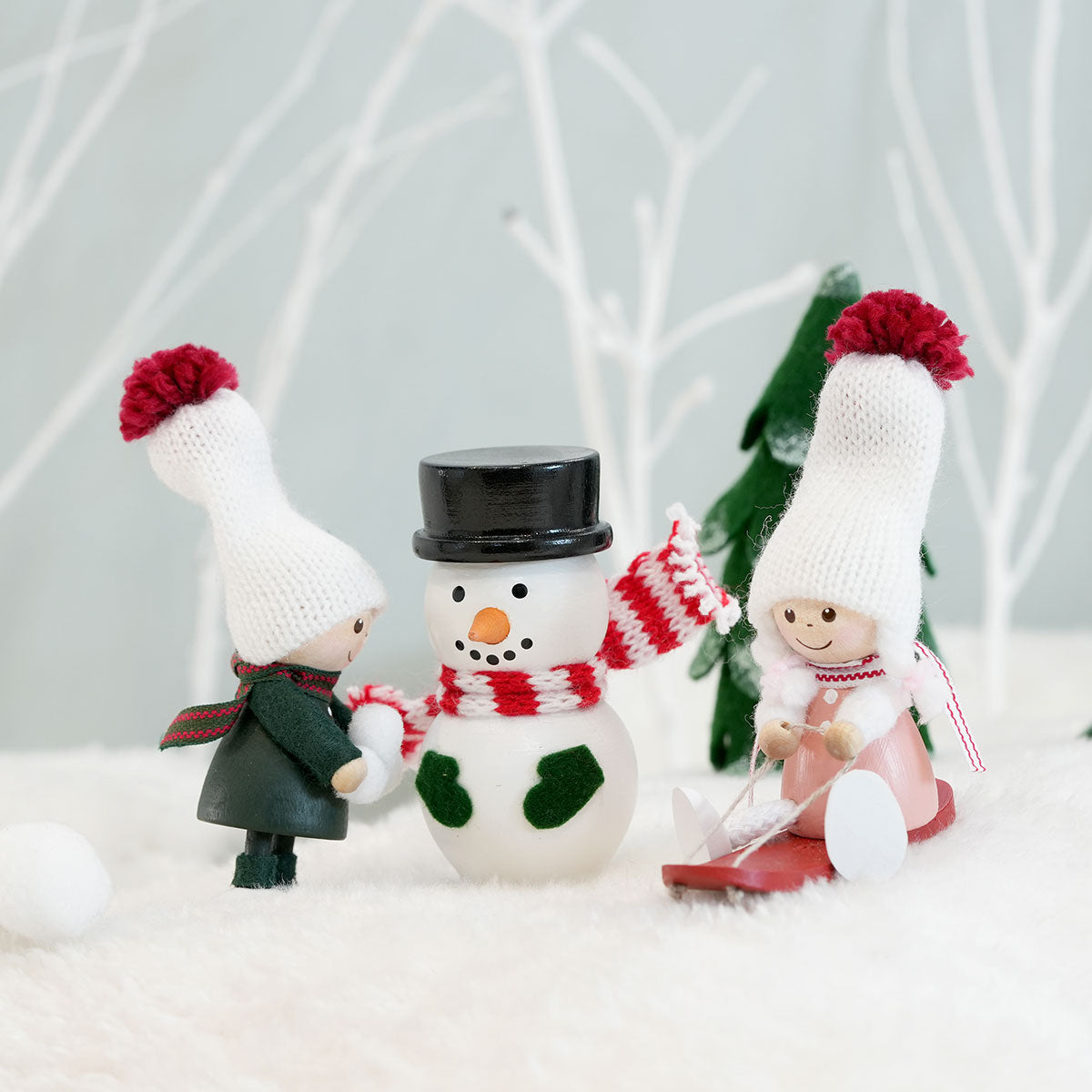 2026新作】NORDIKA nisse ノルディカ ニッセ クリスマス 木製人形 雪
