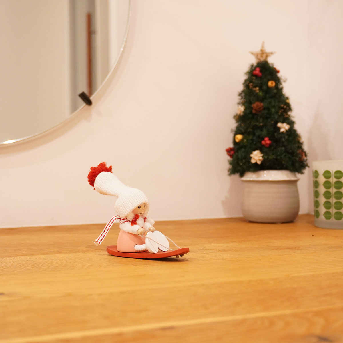 2026新作】NORDIKA nisse ノルディカ ニッセ クリスマス 木製人形 ソリ