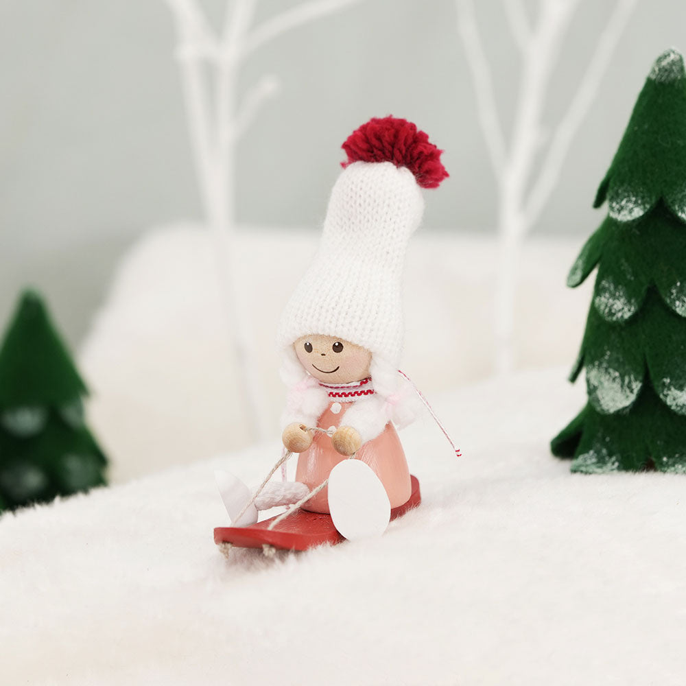 2026新作】NORDIKA nisse ノルディカ ニッセ クリスマス 木製人形 ソリ