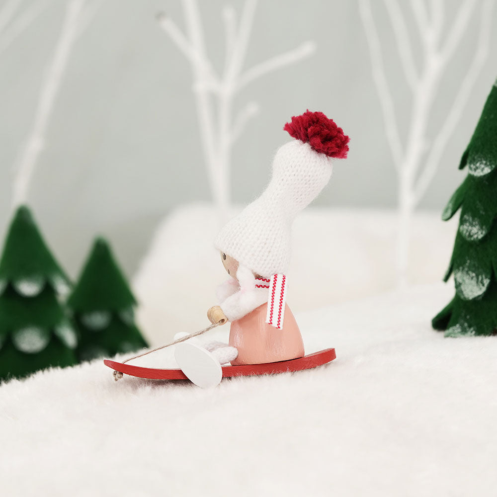 2026新作】NORDIKA nisse ノルディカ ニッセ クリスマス 木製人形 ソリ