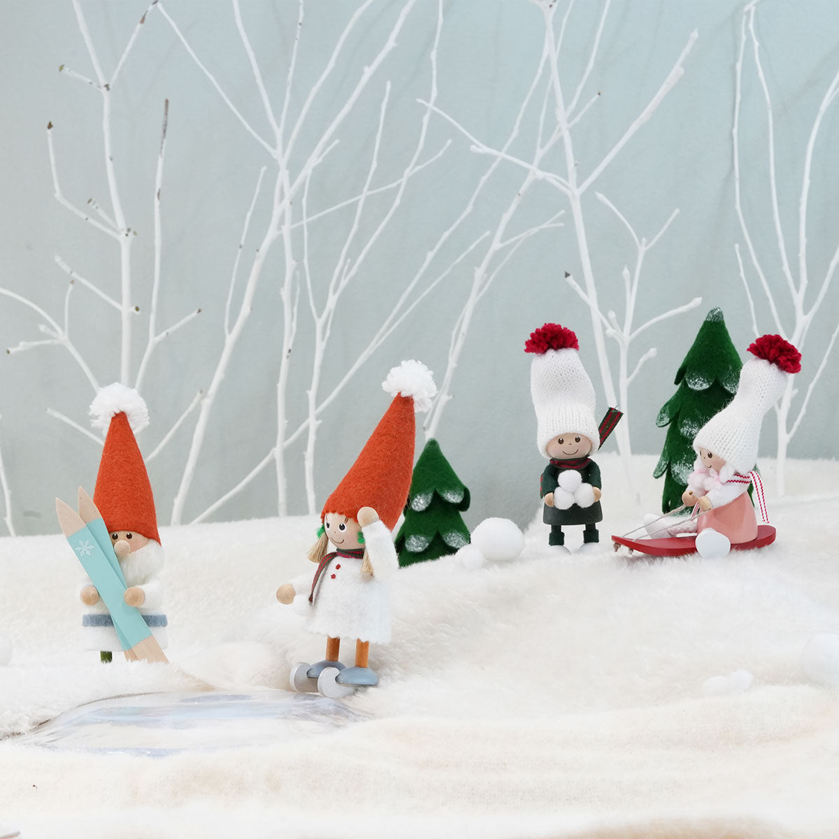 2026新作】NORDIKA nisse ノルディカ ニッセ クリスマス 木製人形 ソリ
