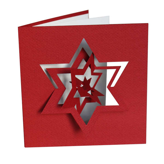 Livingly リビングリー グリーティングカード ( スター / レッド )