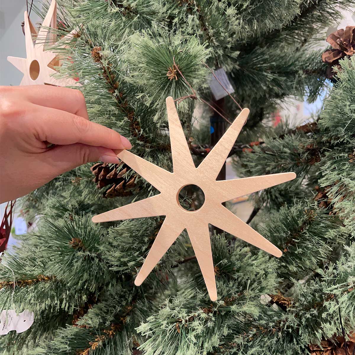 Livingly リビングリー ベラスターオーナメント ( ウッド / 2個セット )