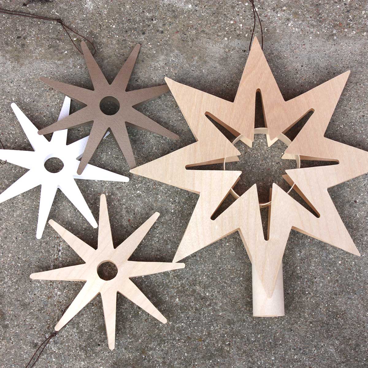 Livingly リビングリー ベラスターオーナメント ( ウッド / 2個セット )