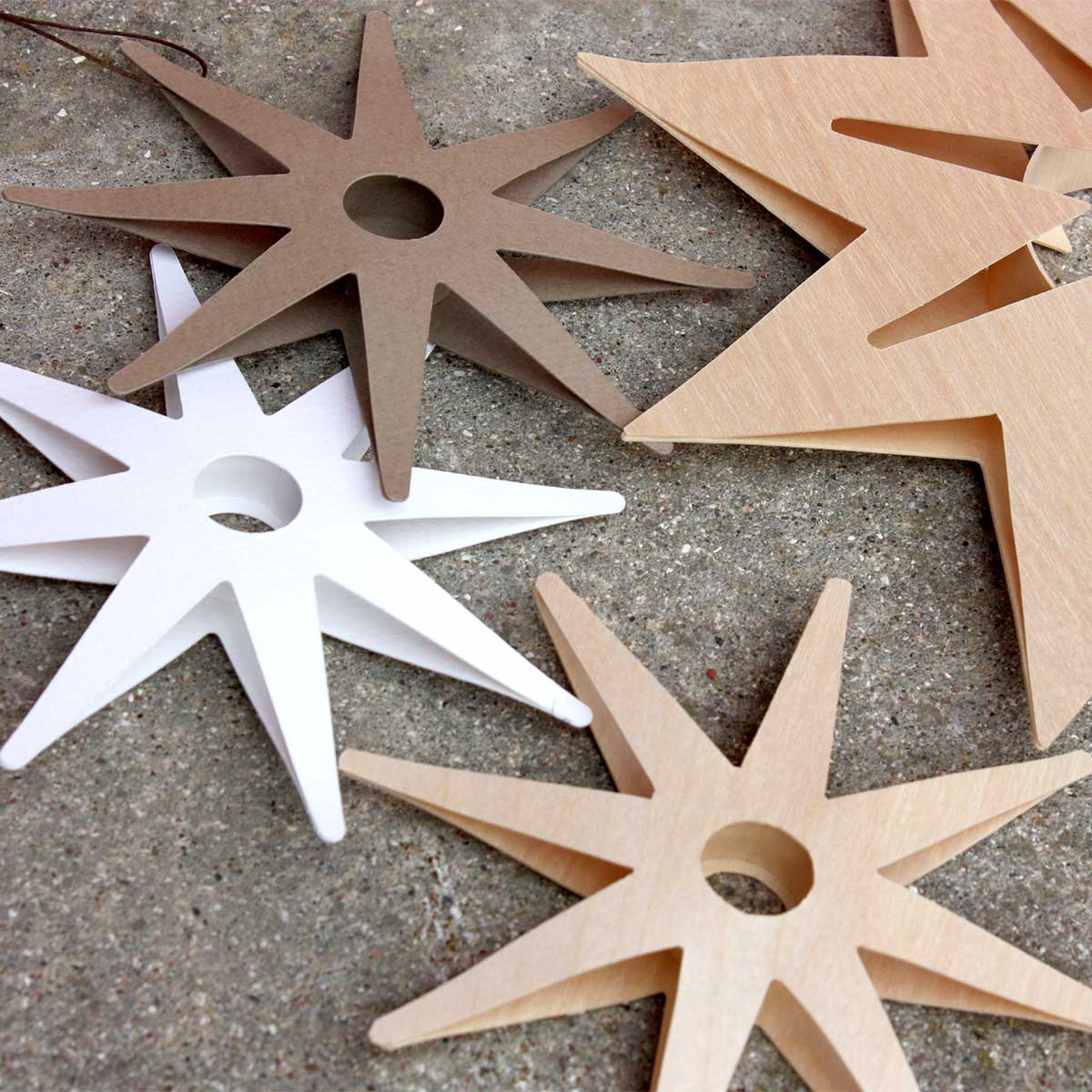 Livingly リビングリー ベラスターオーナメント ( ウッド / 2個セット )