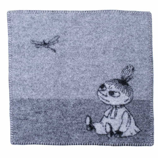Moomin ムーミン KLIPPAN クリッパン シートブランケット ( リトルミイ / 43×43cm / グレー )