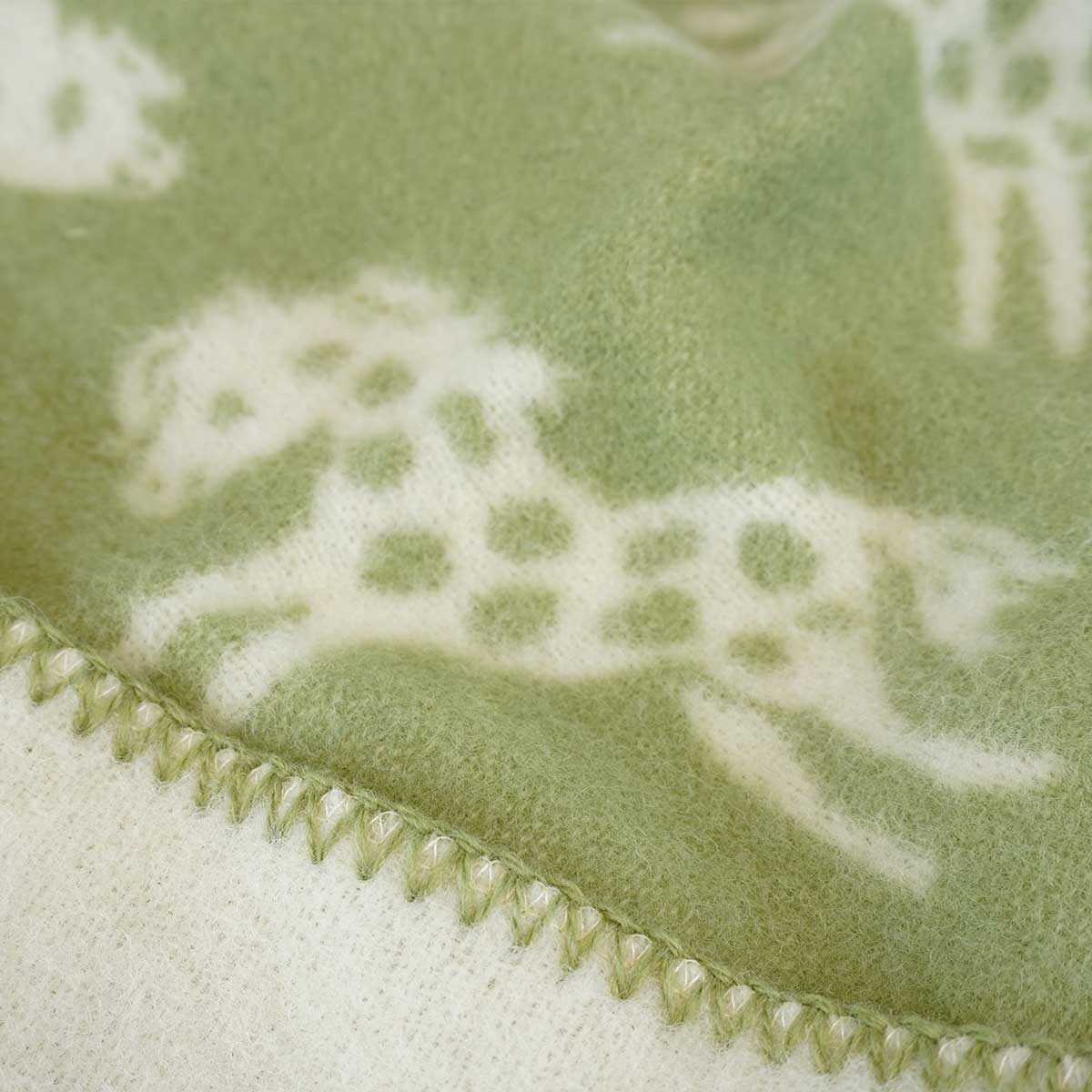 KLIPPAN クリッパン ウールミニブランケット ポニー ( 65×90cm / グリーン )