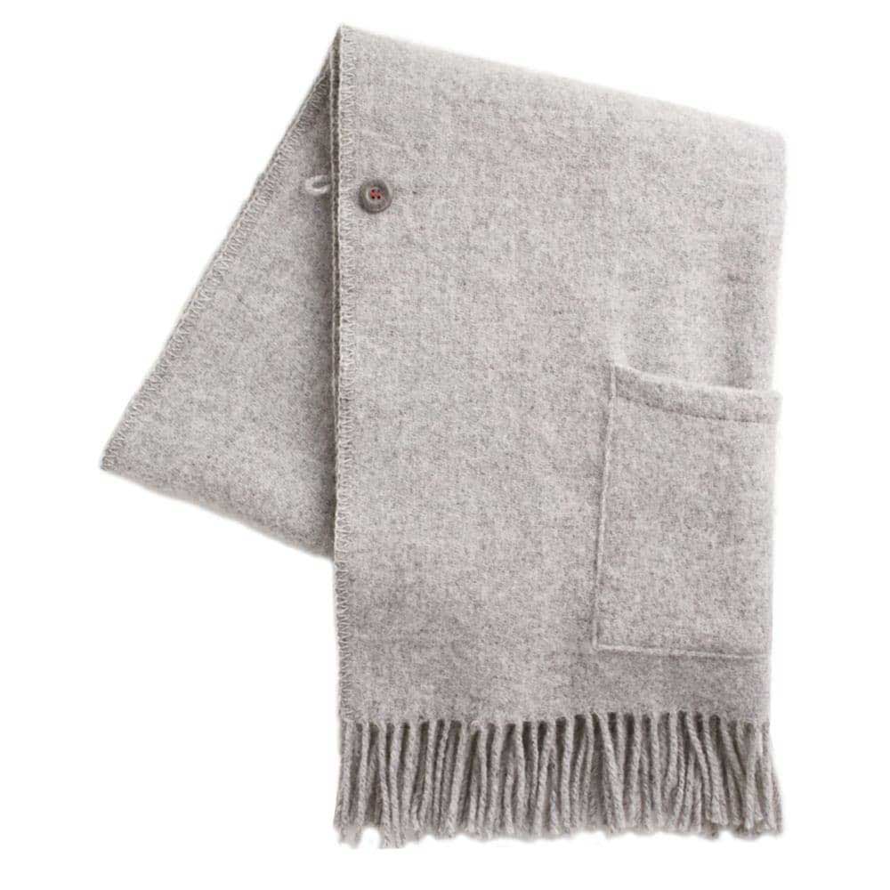 KLIPPAN クリッパン ウールストール ベーシックウール ( 65×200cm / ライトグレー )