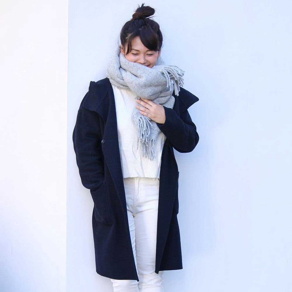 KLIPPAN クリッパン ウールストール ベーシックウール ( 65×200cm / ライトグレー )