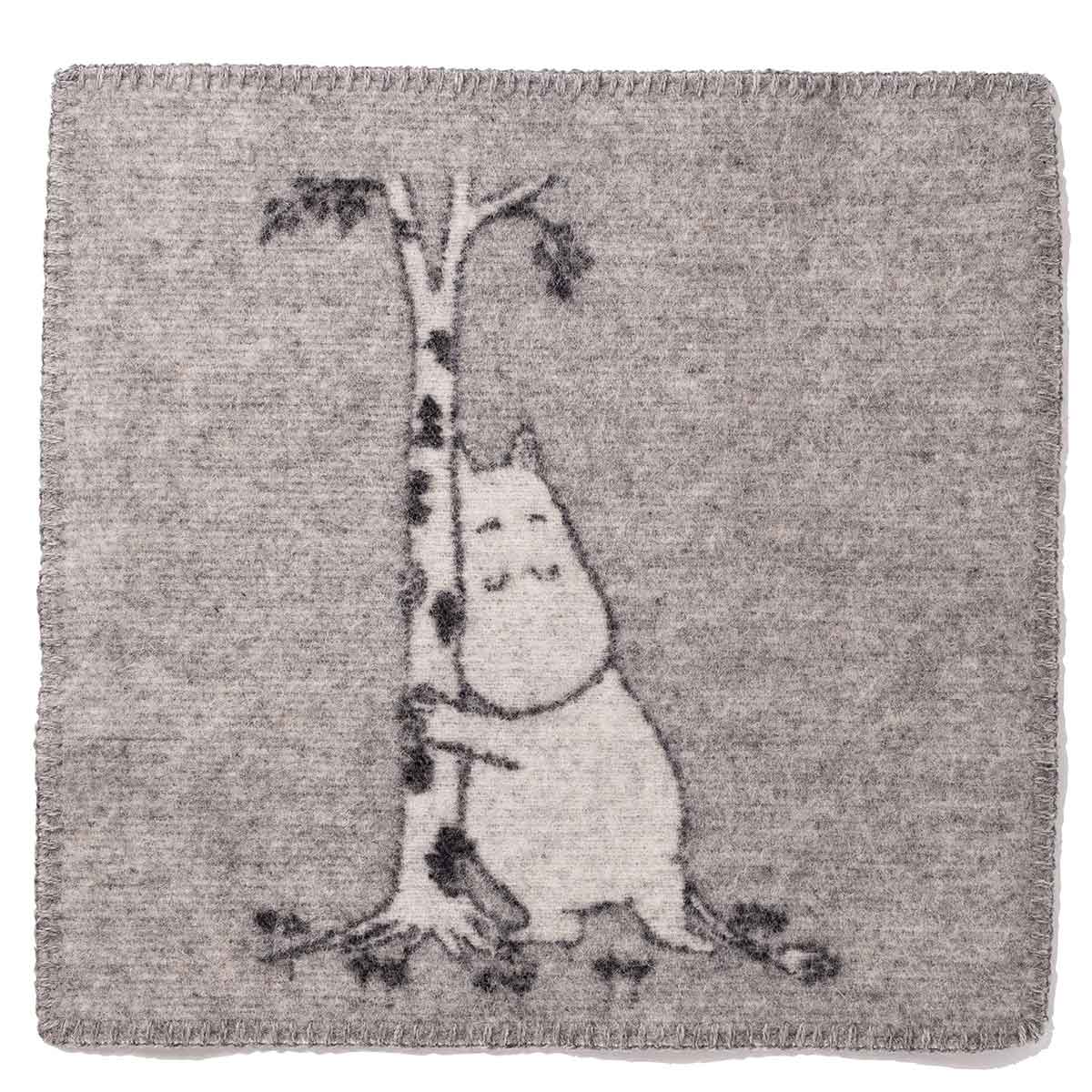 Moomin ムーミン KLIPPAN クリッパン シートブランケット ( ムーミン ツリーハグ / 43×43cm / グレー )