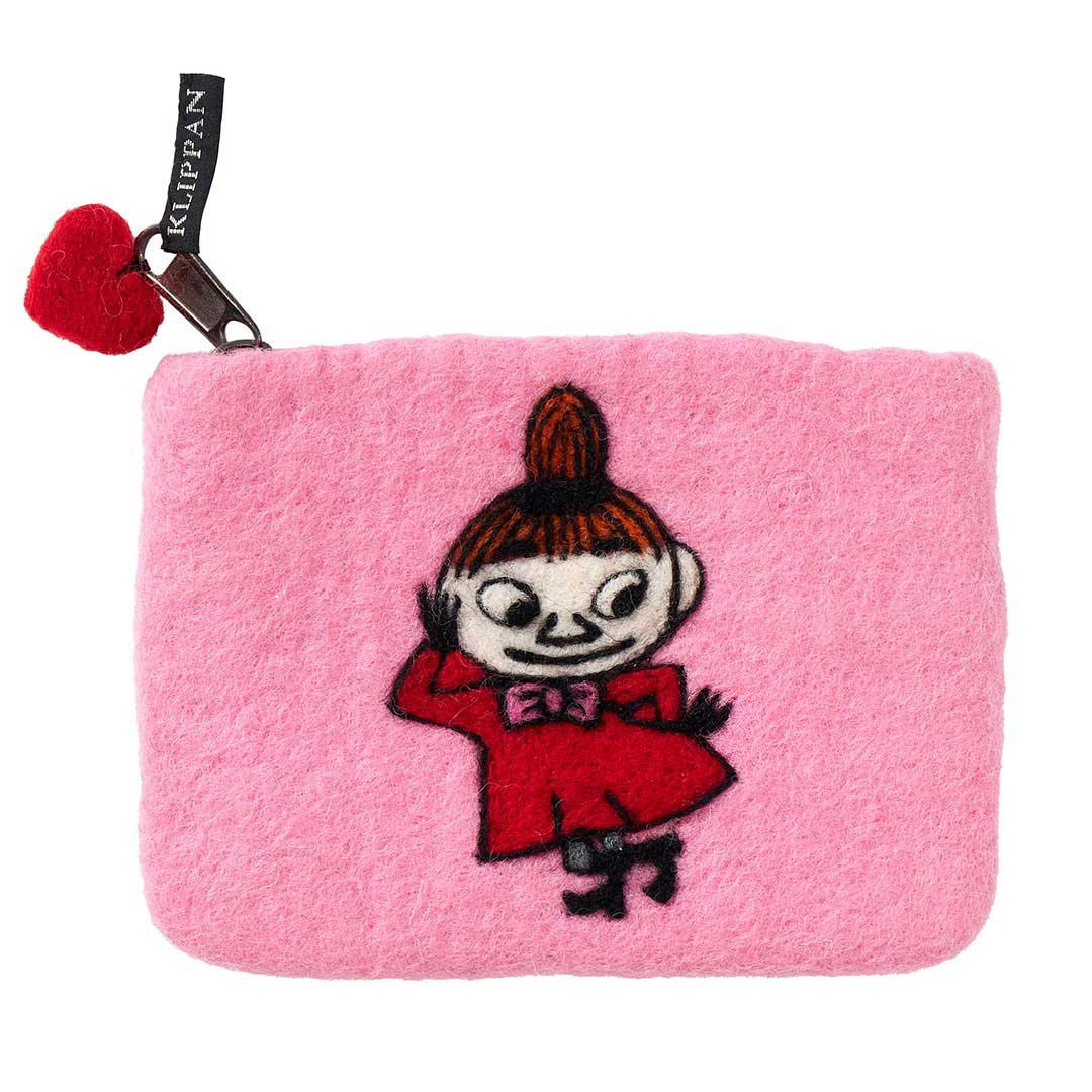 Moomin ムーミン KLIPPAN クリッパン フェルトポーチ ( リトルミイ / ピンク )