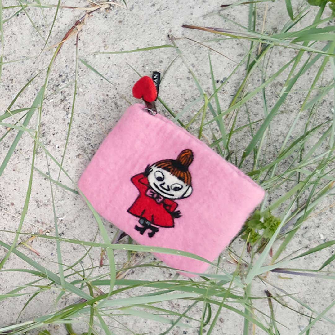 Moomin ムーミン KLIPPAN クリッパン フェルトポーチ ( リトルミイ / ピンク )