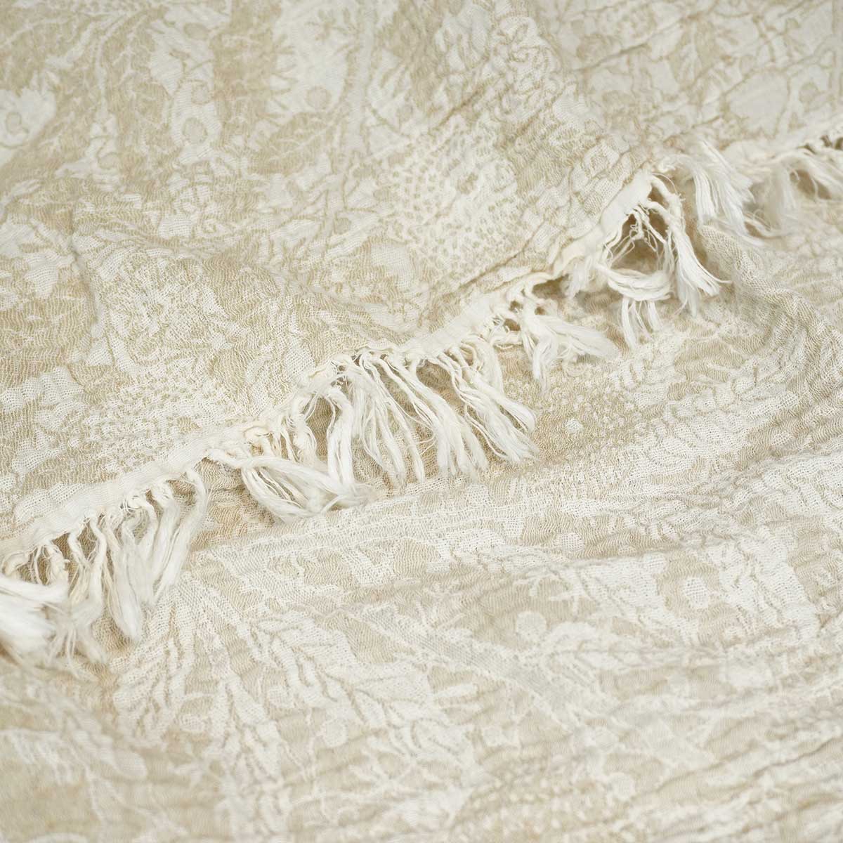 KLIPPAN クリッパン コットンスロー フルーツ ( 140×200cm / ベージュ )