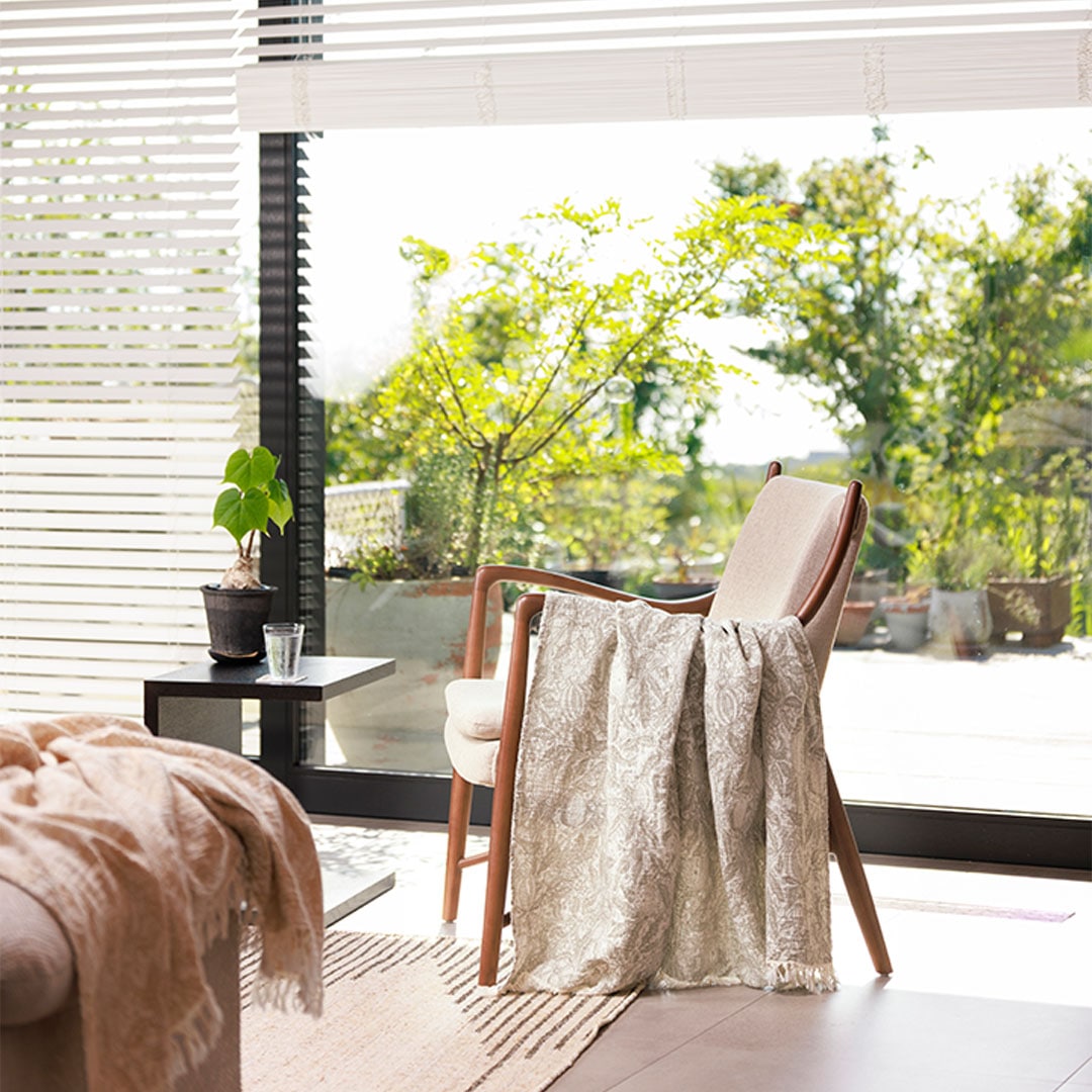 KLIPPAN クリッパン コットンスロー フルーツ ( 140×200cm / オリーブ )