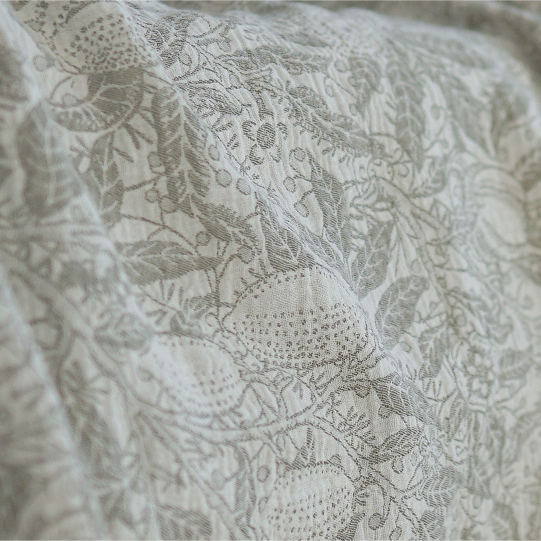 KLIPPAN クリッパン コットンスロー フルーツ ( 140×200cm / オリーブ )