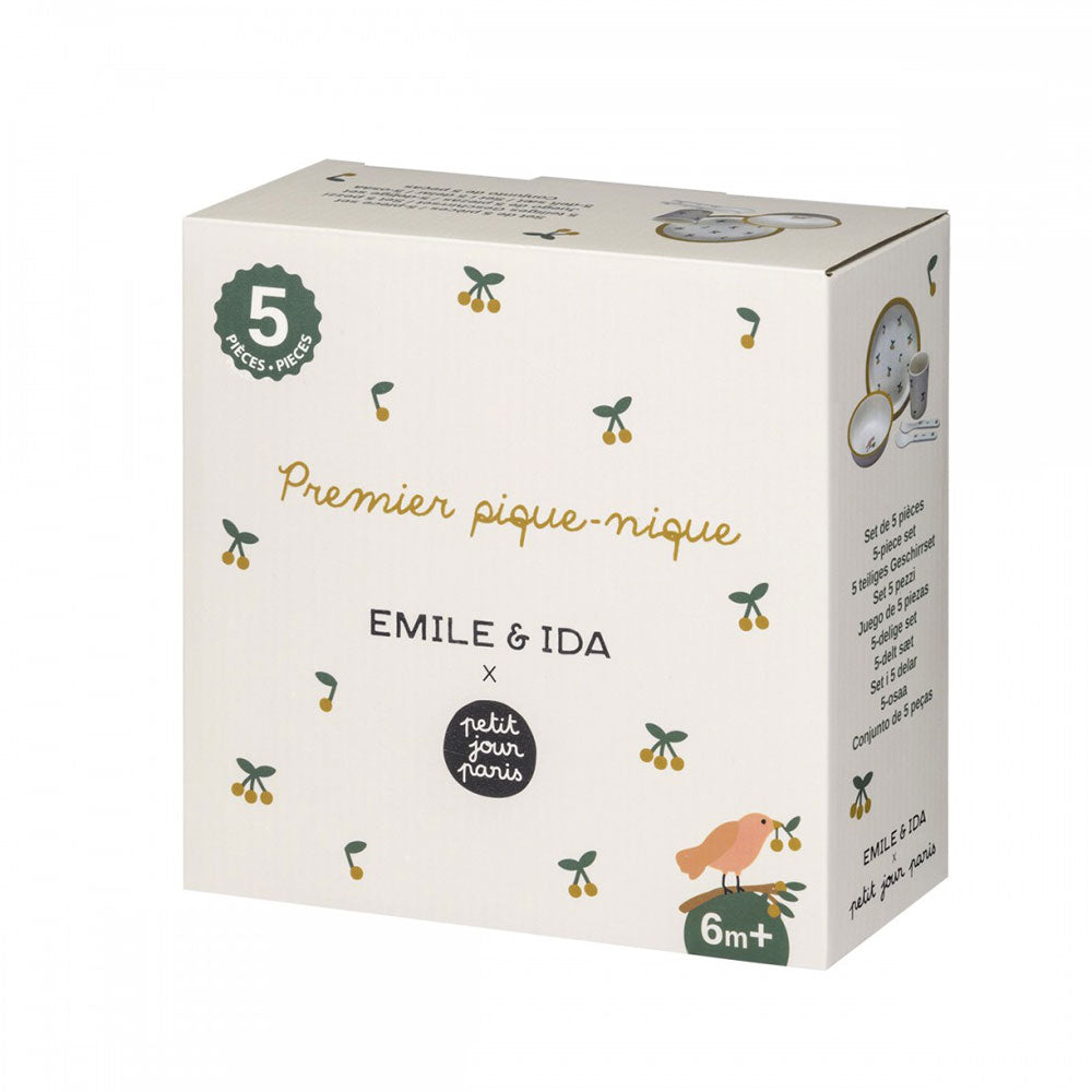 Petit Jour Paris プティジュールパリ メラミンギフト5点セット ( EMILE & IDA )