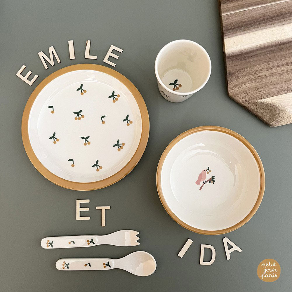 Petit Jour Paris プティジュールパリ メラミンギフト5点セット ( EMILE & IDA )