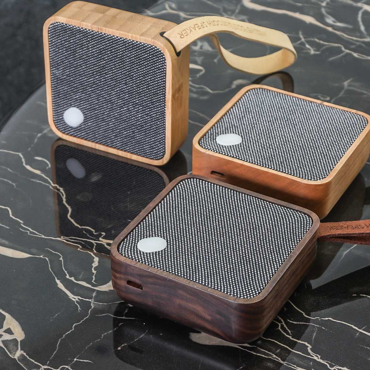 Gingko Design ギンコーデザイン マイスクエア Bluetooth スピーカー ( チェリー )