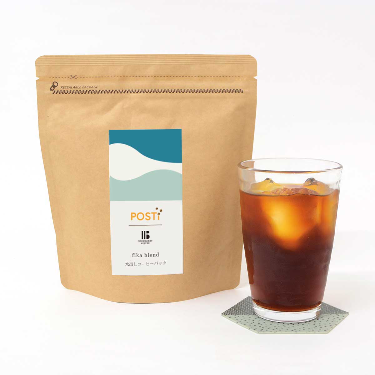 WOODBERRY COFFEE ウッド ベリー コーヒー 水出しコーヒーバッグ ( fikaブレンド / 5個セット )