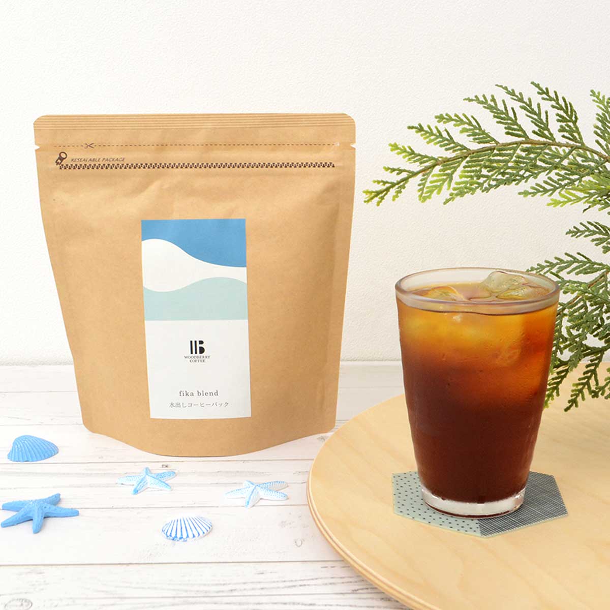 WOODBERRY COFFEE ウッド ベリー コーヒー 水出しコーヒーバッグ ( fikaブレンド / 5個セット )