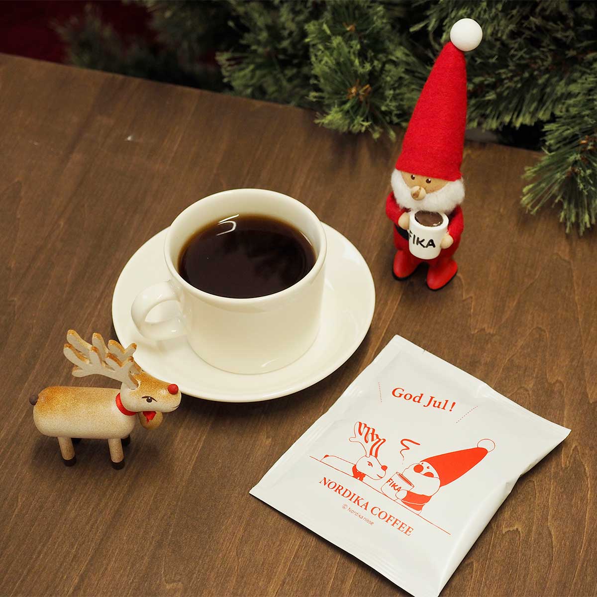 NORDIKA nisse ノルディカ ニッセ WOODBERRY COFFEE ウッド ベリー コーヒー ノルディカコーヒー ドリップバッグ ( クリスマスブレンド / 3個セット )