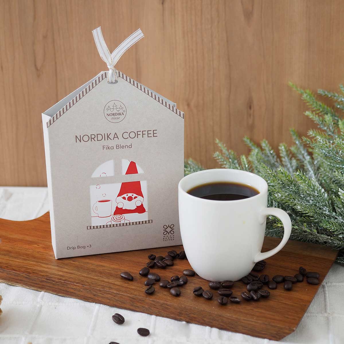 【予約】【2025新作】NORDIKA nisse ノルディカ ニッセ WOODBERRY COFFEE ウッド ベリー コーヒー ノルディカコーヒー ドリップバッグ ( フィーカブレンド / 3個セット )