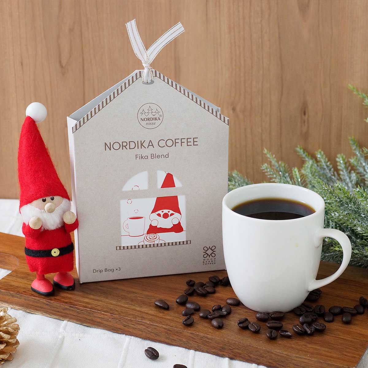 【予約】【2025新作】NORDIKA nisse ノルディカ ニッセ WOODBERRY COFFEE ウッド ベリー コーヒー ノルディカコーヒー ドリップバッグ ( フィーカブレンド / 3個セット )