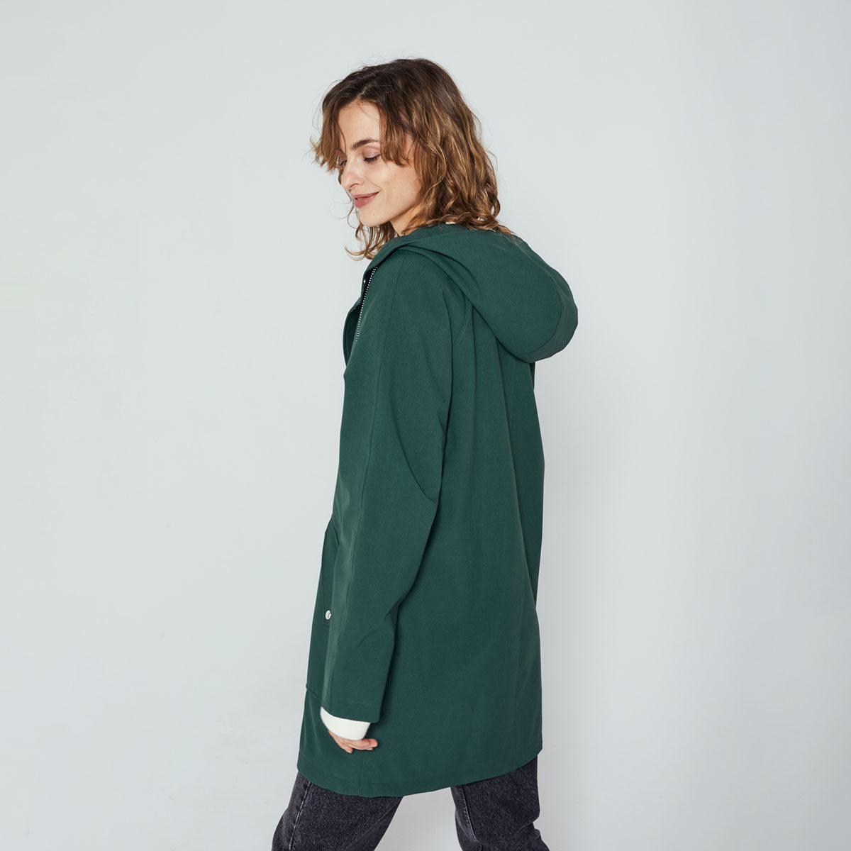 Ducktail Rainwear ダックテール レインウェア シティレインコート  ( XXSサイズ / グリーン )