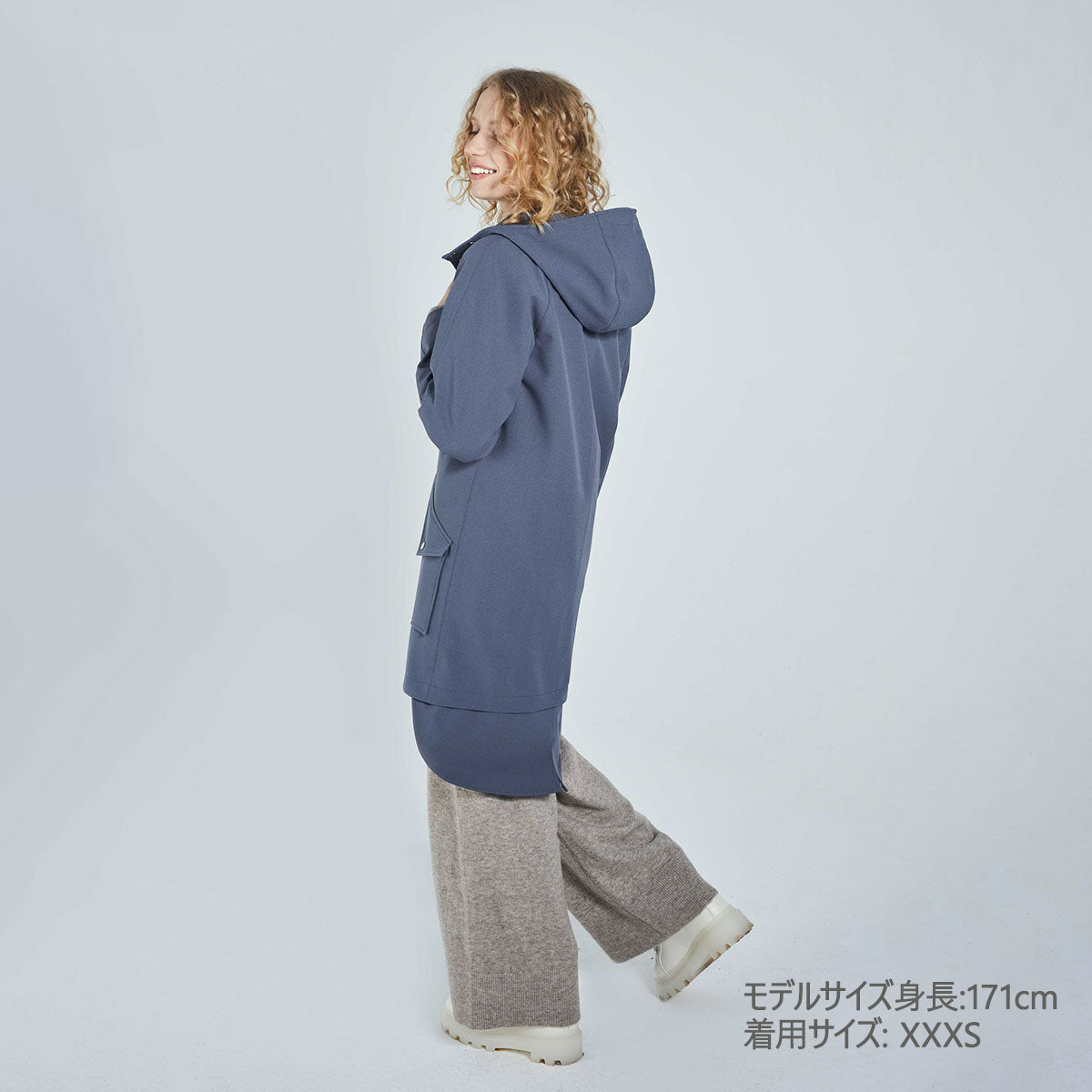 Ducktail Rainwear ダックテール レインウェア シティレインコート  ( XXSサイズ / グレー )