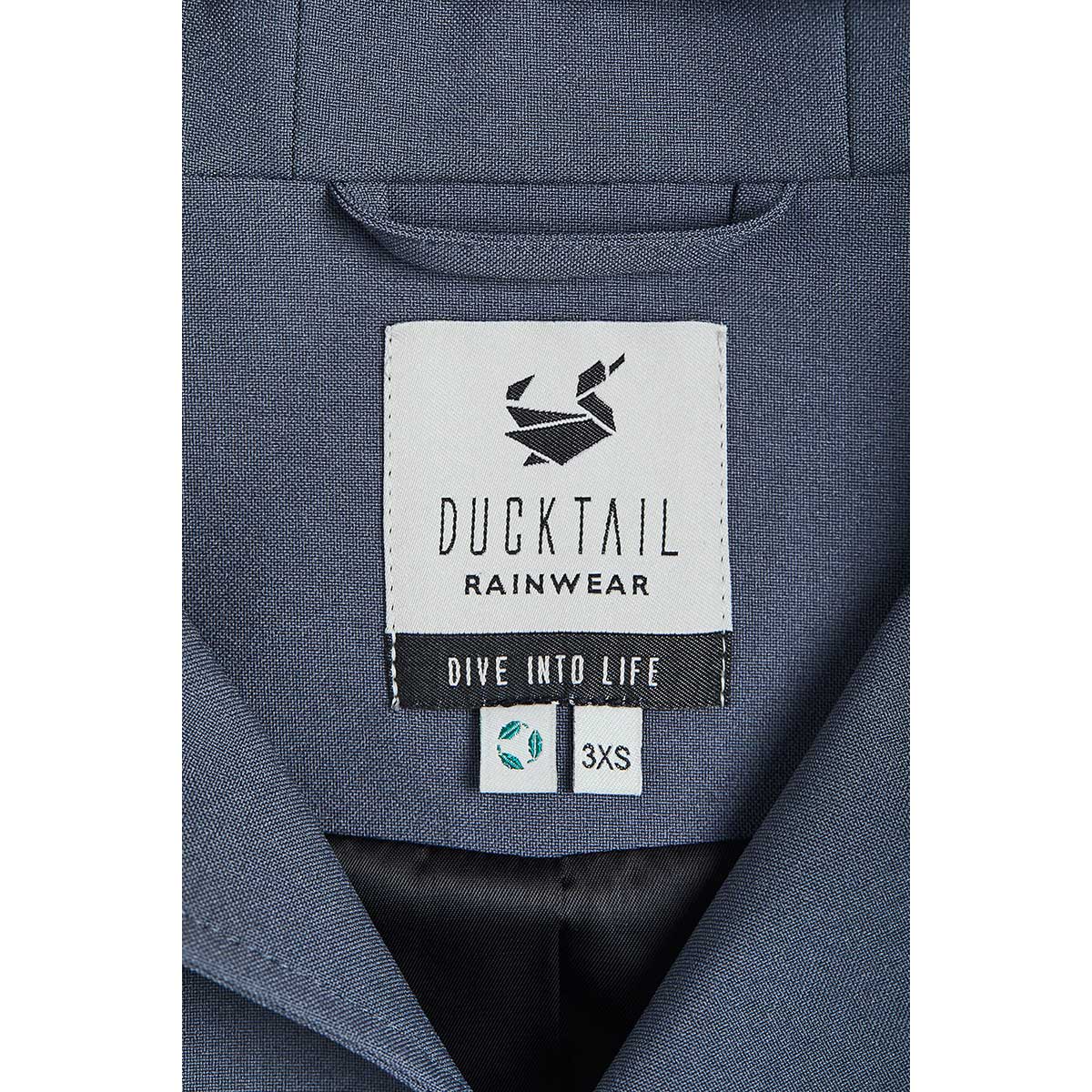 Ducktail Rainwear ダックテール レインウェア シティレインコート  ( XXSサイズ / グレー )