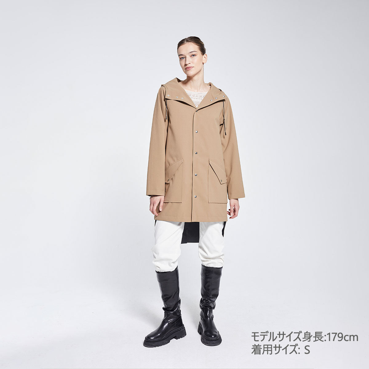 Ducktail Rainwear ダックテール レインウェア シティレインコート  ( Sサイズ / サンド )