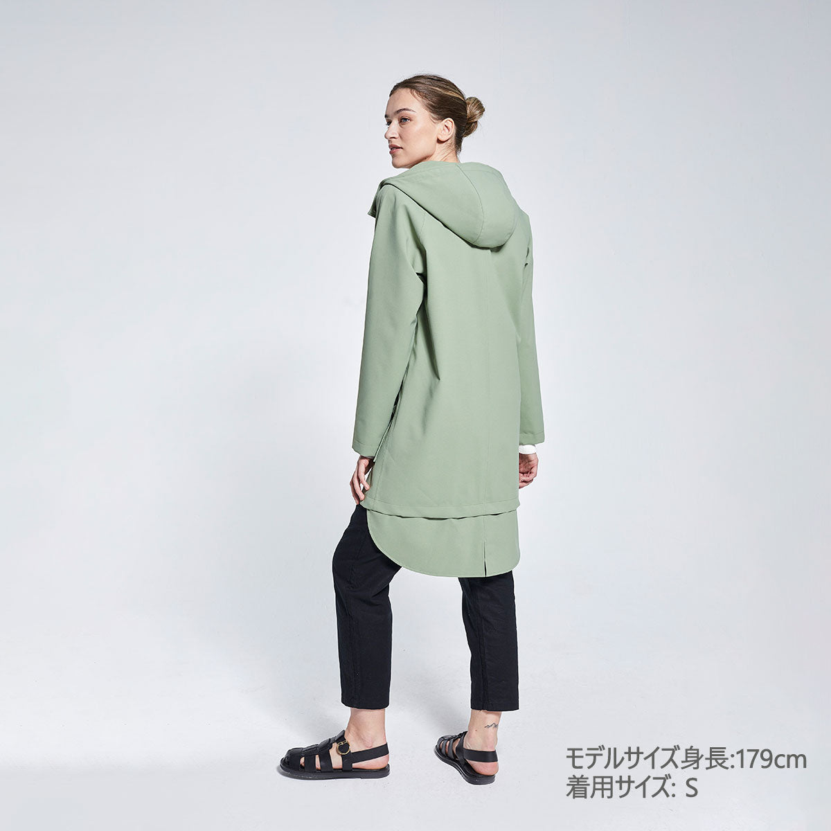 Ducktail Rainwear ダックテール レインウェア シティレインコート  ( XXSサイズ / オリーブ )