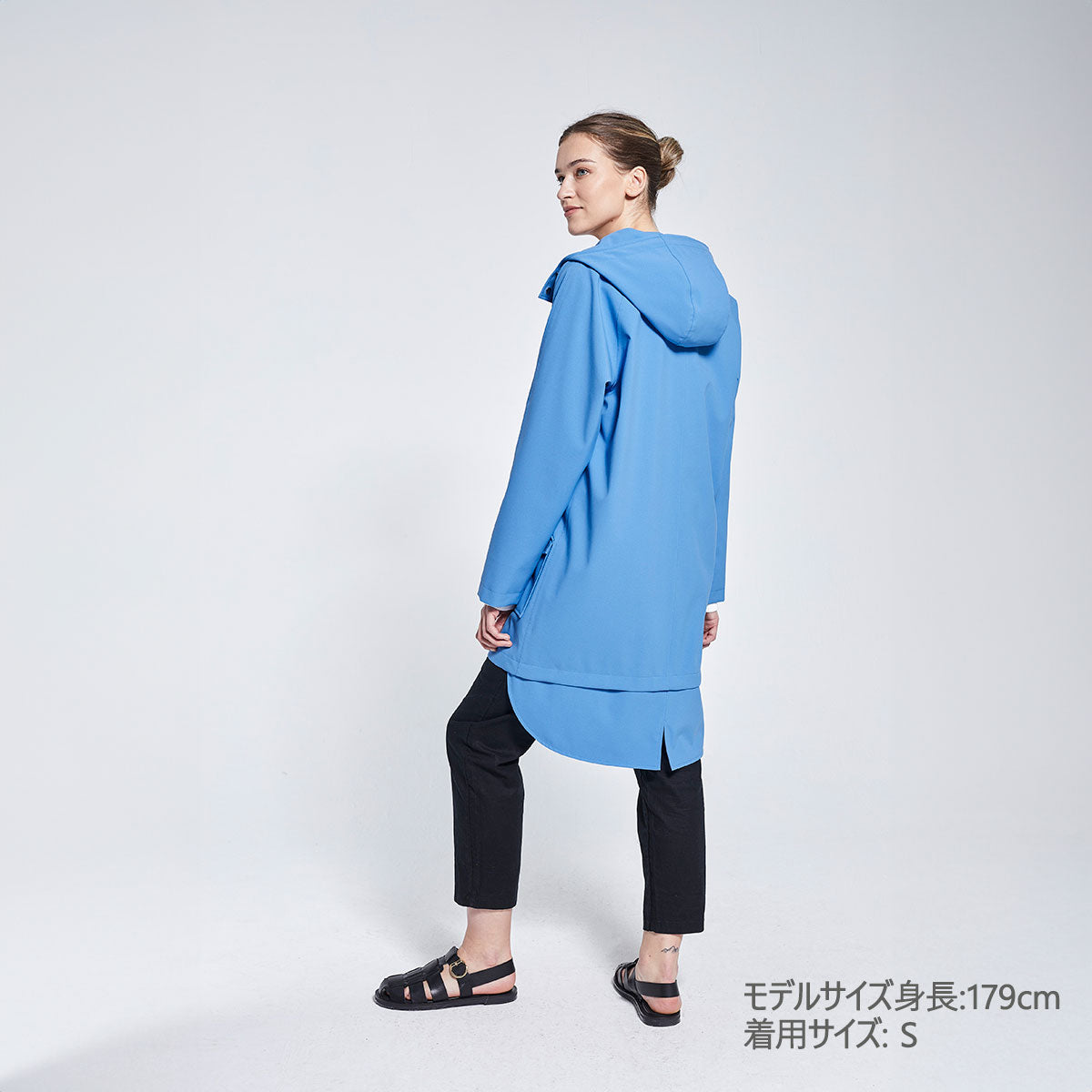 Ducktail Rainwear ダックテール レインウェア シティレインコート  ( XXXSサイズ / オーシャンブルー )