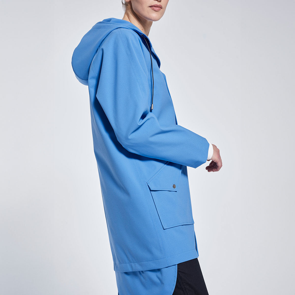 Ducktail Rainwear ダックテール レインウェア シティレインコート  ( XXXSサイズ / オーシャンブルー )