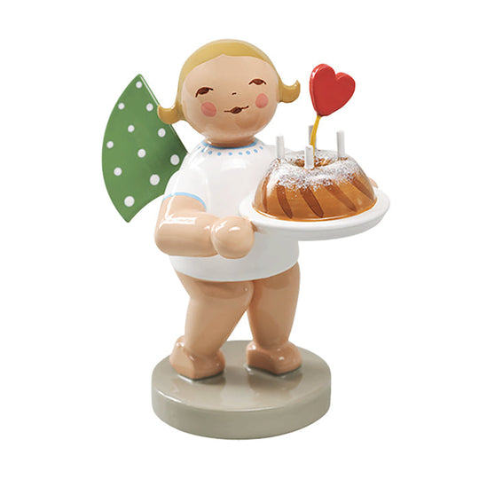 Wendt & K&uuml;hn ヴェント & キューン 木製人形イレブンドットの天使 ( 私の気持ち )