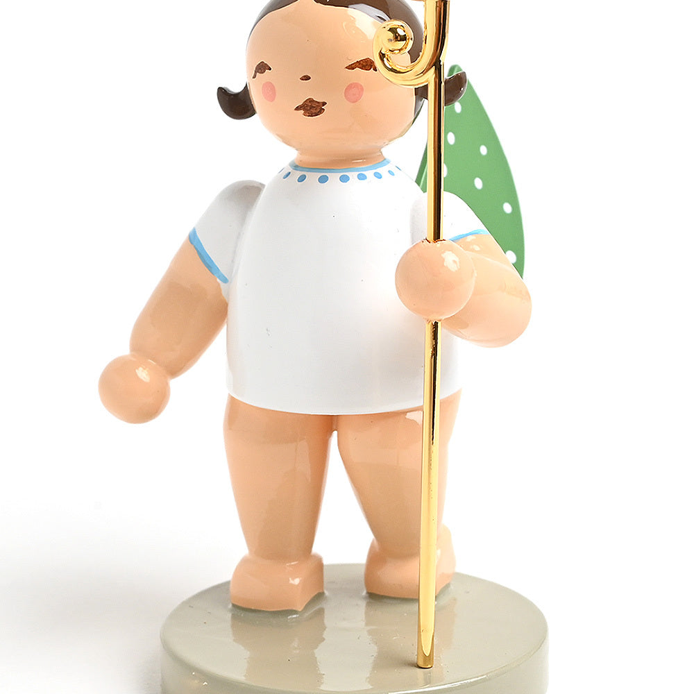 Wendt & Kuhn ヴェント & キューン 木製人形ゴールドエディション ( ト音記号を持つ天使 )