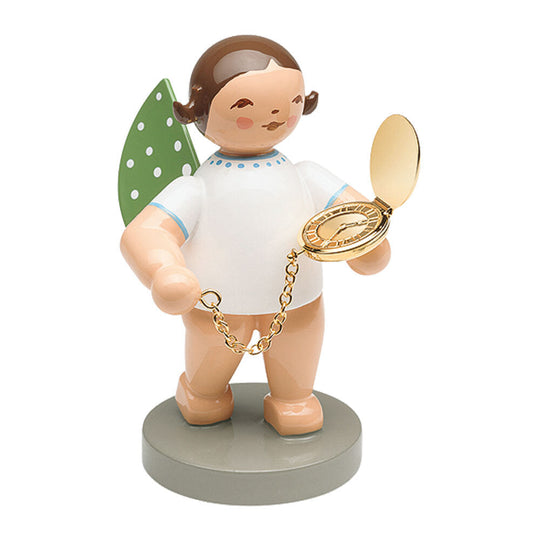 Wendt & K&uuml;hn ヴェント & キューン 木製人形ゴールドエディション ( 懐中時計を持つ天使 )