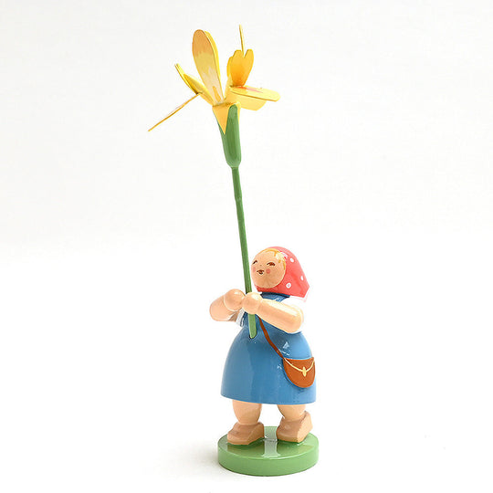 Wendt & K&uuml;hn ヴェント & キューン 木製人形ブロッサムキンダー ( アイリス )